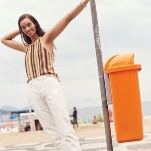 Madewell Janson Crochet Halter Top NWT Sz XS